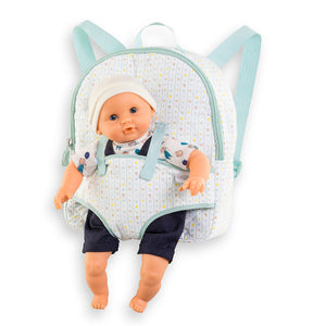 Corolle Doll Accessory - Mon Premier Doll Carrier Backpack, Stars - Treasure Island Toys
