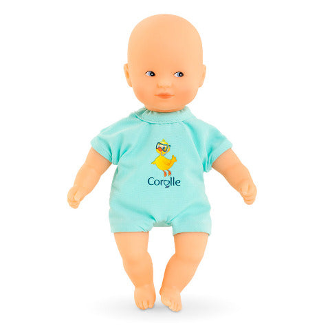 Corolle Doll Les Minis - Mini Bath Baby, Blue - Treasure Island Toys