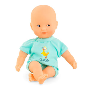 Corolle Doll Les Minis - Mini Bath Baby, Blue - Treasure Island Toys