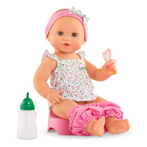 Corolle Doll Mon Grand - Drink-and-Wet Bath Baby Emma - Treasure Island Toys