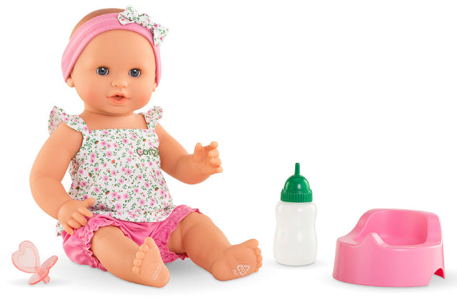 Corolle Doll Mon Grand - Drink-and-Wet Bath Baby Emma - Treasure