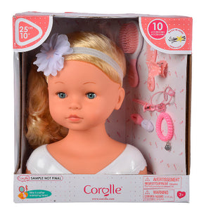 Corolle Doll - Hairstyling Head - Treasure Island Toys