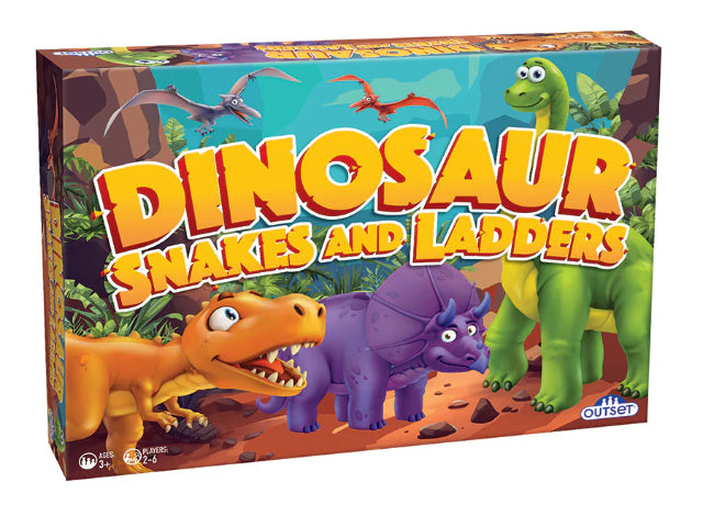 Dinosaur Snakes & Ladders - Treasure Island Toys