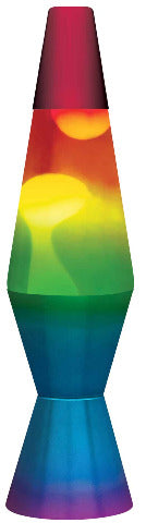 Lava Lamp Rainbow, 11.5 Inches - Treasure Island Toys