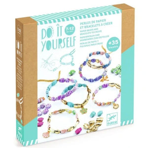 Djeco Art Kit - DIY Paper Beads Stylish and Golden - Treasure Island Toys