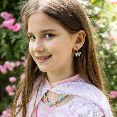 Great Pretenders Fashion - Kaleidoscope Butterfly Necklace - Treasure Island Toys