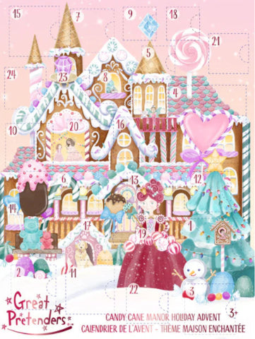 Great Pretenders Holiday - Build a Bracelet Advent Calendar Candy Cane Manor - Treasure Island Toys