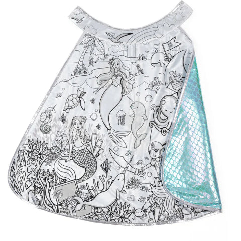 Great Pretenders Colour-a-Cape Mermaid Dreamscape - Treasure Island Toys