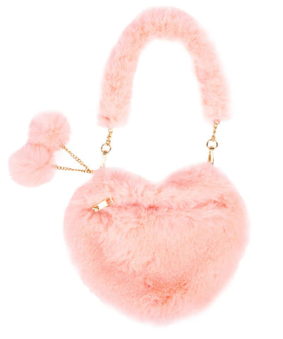 Great Pretenders Purse - Peach Passion Furry Bag - Treasure Island Toys