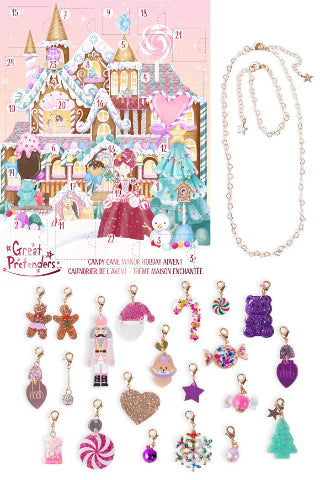 Great Pretenders Holiday - Build a Bracelet Advent Calendar Candy Cane Manor - Treasure Island Toys