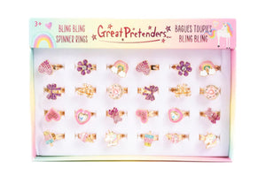 Great Pretenders Fashion - Spinner Fidget Rings, Bling Bling - Treasure Island Toys