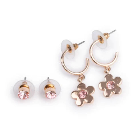Great Pretenders Fashion - Boutique Chic Bejewelled Blooms Earrings - Treasure Island Toys