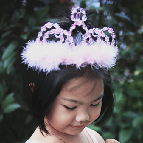 Great Pretenders Tiara - Pink & Silver Princess - Treasure Island Toys