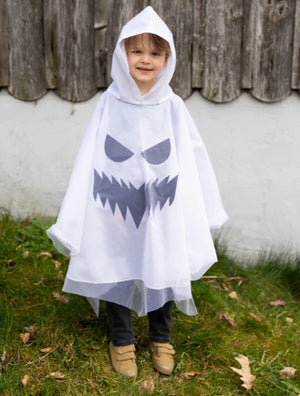Great Pretenders Costume - Spooky Ghost Poncho - Treasure Island Toys