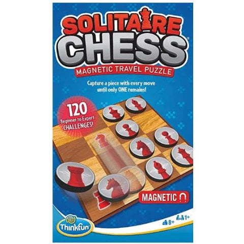 ThinkFun Solitaire Chess Magnetic Travel Puzzle - Treasure Island Toys