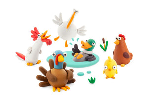 Hey Clay Farm Birds - Treasure Island Toys