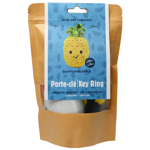 PBI Art DIY Crochet Key Ring Pineapple Kit