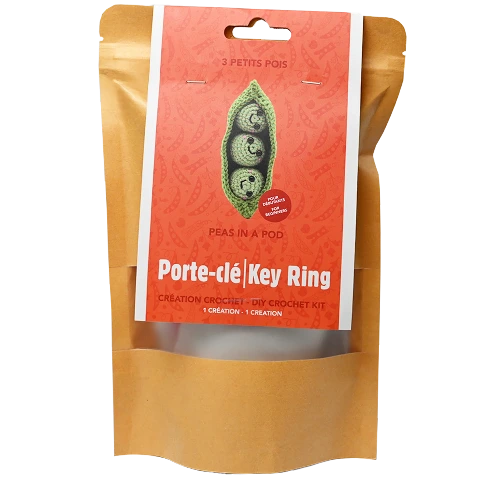 PBI Art DIY Crochet Key Ring Pea Pod Kit - Treasure Island Toys