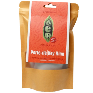 PBI Art DIY Crochet Key Ring Pea Pod Kit - Treasure Island Toys
