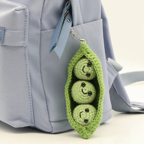 PBI Art DIY Crochet Key Ring Pea Pod Kit - Treasure Island Toys
