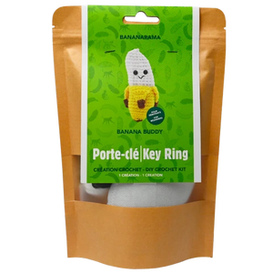 PBI Art DIY Crochet Key Ring Banana Buddy Kit - Treasure Island Toys