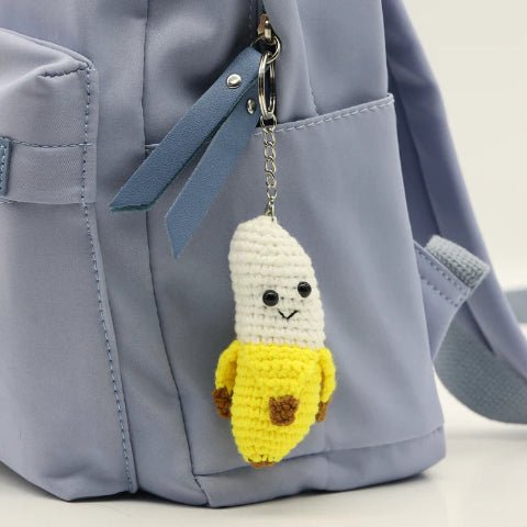 PBI Art DIY Crochet Key Ring Banana Buddy Kit - Treasure Island Toys