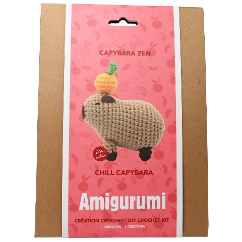 PBI Art DIY Crochet Amigurumi Chill Capypara Kit - Treasure Island Toys