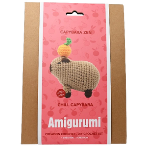 PBI Art DIY Crochet Amigurumi Chill Capypara Kit - Treasure Island Toys