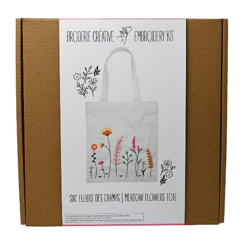PBI Art Embroidery Tote Bag Meadow Flowers - Treasure Island Toys