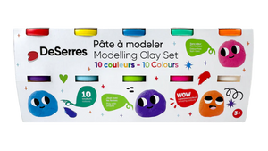 Deserres Modelling Clay, 10 Colours - Treasure Island Toys