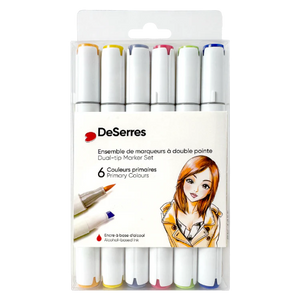Deserres Alcohol Dual-Tip Markers, Pastel - Treasure Island Toys