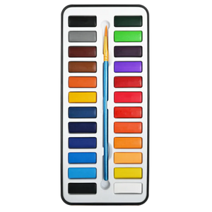 Deserres Watercolour Kit, 24 Half Pans - Treasure Island Toys