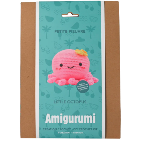 PBI Art DIY Crochet Amigurumi Little Octopus - Treasure Island Toys