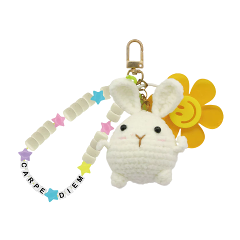 PBI Art DIY Crochet Key Ring Little Bunny - Treasure Island Toys