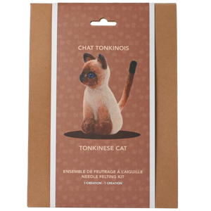 PBI Art Needle Felting Tonkinese Cat - Treasure Island Toys