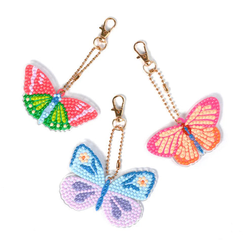 PBI Art DIY Diamond Art Keychain Butterfly - Treasure Island Toys