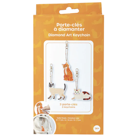 PBI Art DIY Diamond Art Keychain Cats - Treasure Island Toys