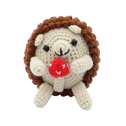PBI Art DIY Crochet Amigurumi Heart Hedgehog - Treasure Island Toys
