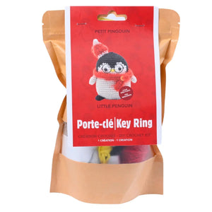 PBI Art DIY Crochet Key Ring Holiday Penguin - Treasure Island Toys