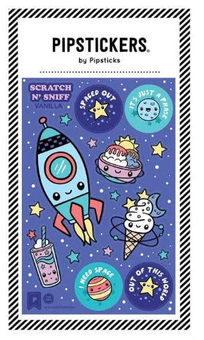 Pipsticks Scratch & Sniff Stickers Anti-Gravity Goodies