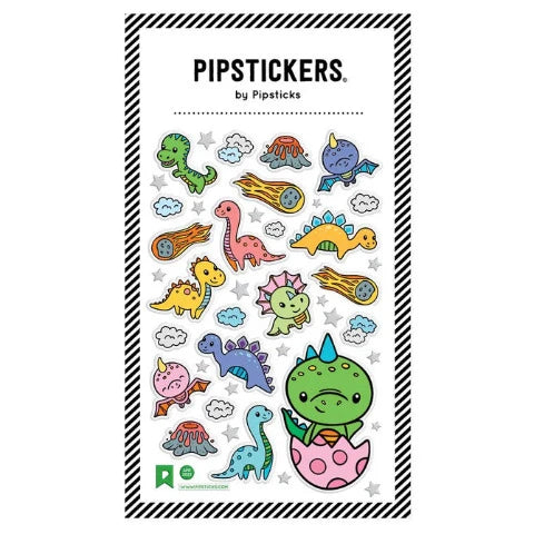Pipsticks Glitter Puffy Stickers Little Dinosaurs - Treasure Island Toys
