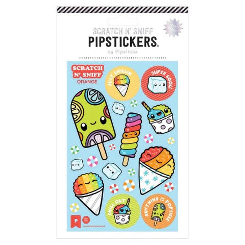 Pipsticks Scratch & Sniff Stickers Anything is Popsicle - Treasure Island Toys