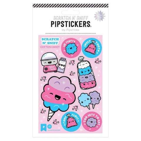 Pipsticks Scratch & Sniff Stickers Spun Sugar