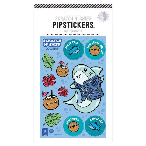 Pipsticks Scratch & Sniff Stickers Jawsome