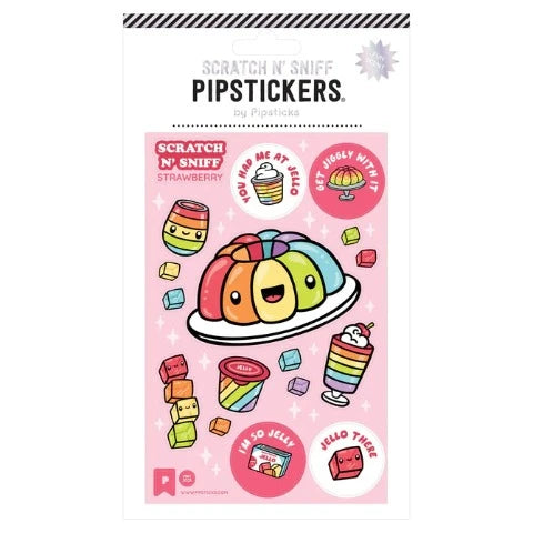 Pipsticks Scratch & Sniff Stickers I'm So Jelly - Treasure Island Toys