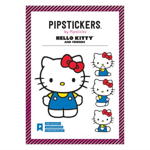 Pipsticks Fuzzy Stickers Hello Kitty