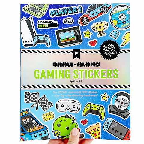 Pipsticks Draw-Along Gaming Stickers