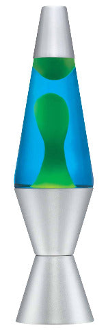Lava Lamp Yellow and Blue, 14.5 Inches - Treasure Island Toys