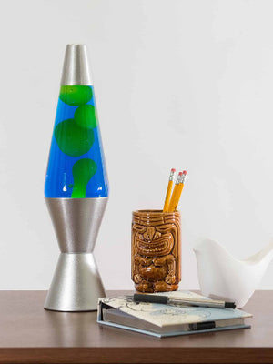 LAVA Lamp Yellow/Blue, 14.5 Inches - Treasure Island Toys