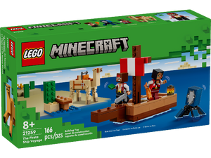 LEGO Minecraft The Pirate Ship Voyage - Treasure Island Toys